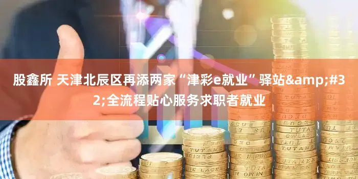 股鑫所 天津北辰区再添两家“津彩e就业”驿站 全流程贴心服务求职者就业